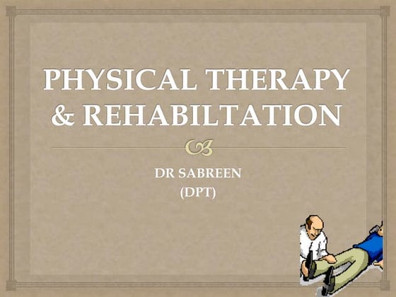 Introduction to physiotherapy | PPTX | Physical Therapy | Wellness