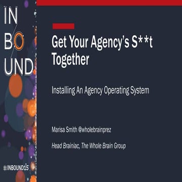 Marisa Smith - Get Your Agency's S*** Together
