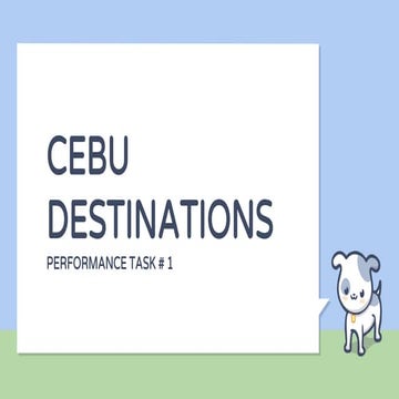 Cebu Destinations Pptx