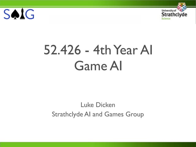 Lecture 1 - Game Theory