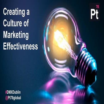 Sarah Probert & Viven McKechnie, pt78 : The First 5 Steps to Creating a Marketing Effectiveness Culture in your Organisation