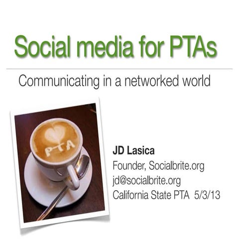Social media for PTAs