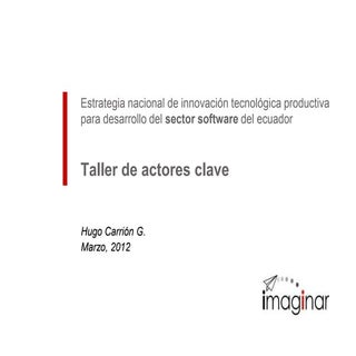 Estrategia de innovación de software