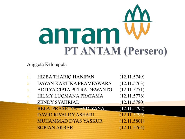 Pt antam (persero)