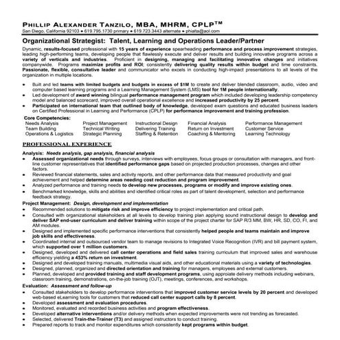 P Tanzilo Resume 012410 Rev