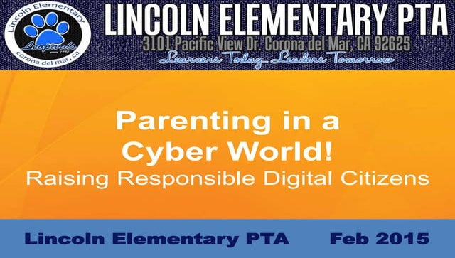 Feb 2014. Parenting in a cyber world