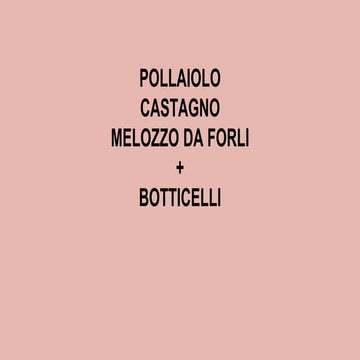 Pintura del Quattrocento en Italia (3)