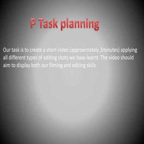 P task planning