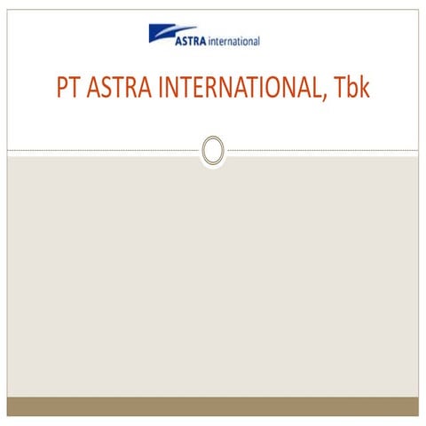 Profil PT Astra International, Tbk
