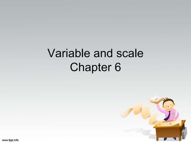 Research methodology Chapter 6