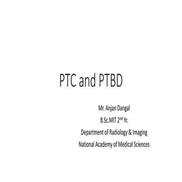 Ptc and pbd