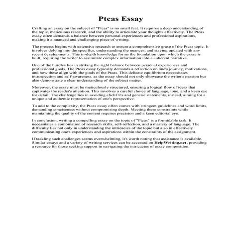 Ptcas Essay.pdf