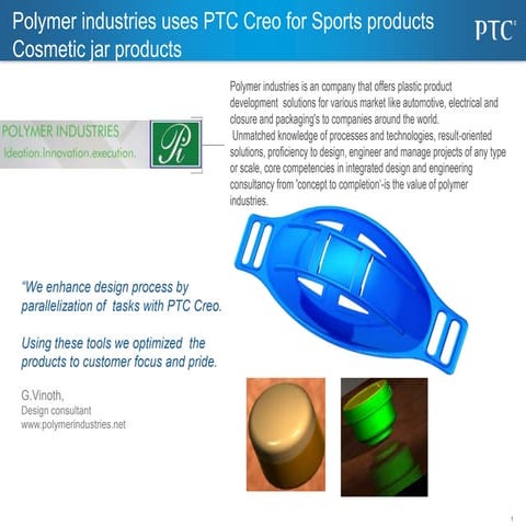 Ptc creo customer reference slides
