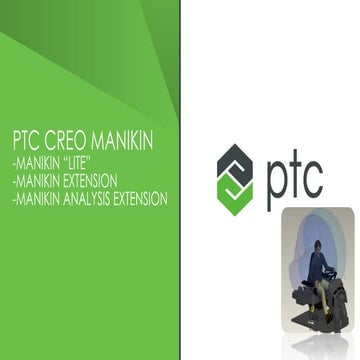 Ptc creo manikin sales presentation