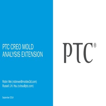 Ptc creo mold analysis extension (cma)tutorial