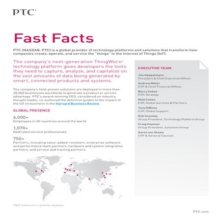 PTC Fast Facts 