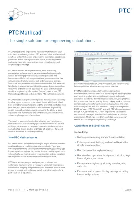 Mathcad presentation | PPT