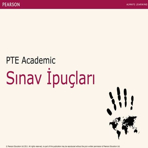 PTE Academic Sınav İpuçları