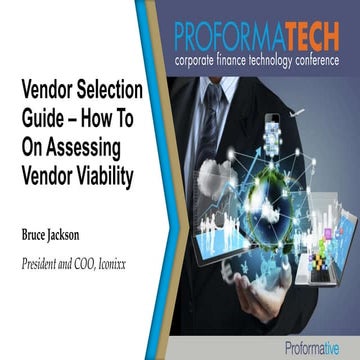 The Vendor Selection Guide - How to on Assessing Vendor Viability