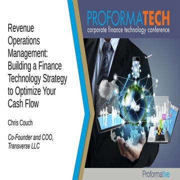 Revenue Operations Management: Building a Finance Technology Strategy to Opti...