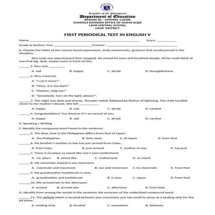 Periodical Test _ENGLISH 5_Quarter 1.docx