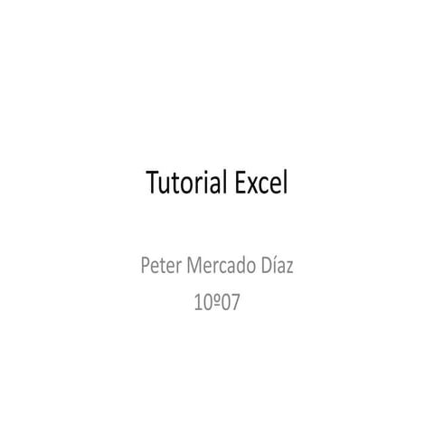 Pter.. tutoril excel