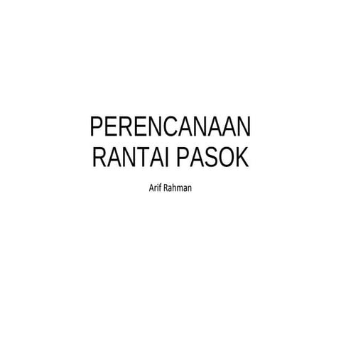 Pti08 rantai pasok