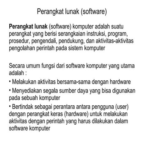 Pengenalan software | PPTX