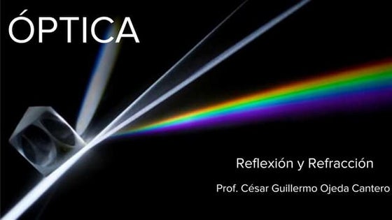 Óptica-Reflexión y Refracción-César Ojeda.pptx