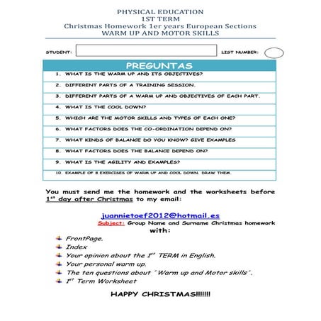 Pti christmas 1º eso