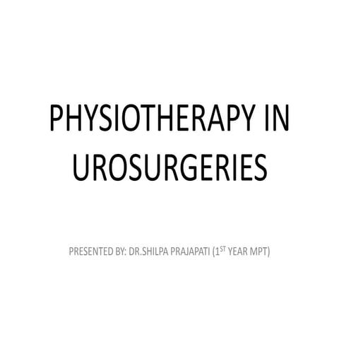Pt in urosurgery