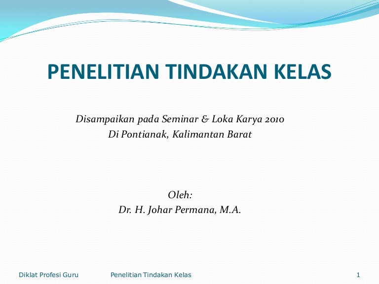 Ptk Presentasi