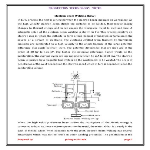 Welding and its types | PDF