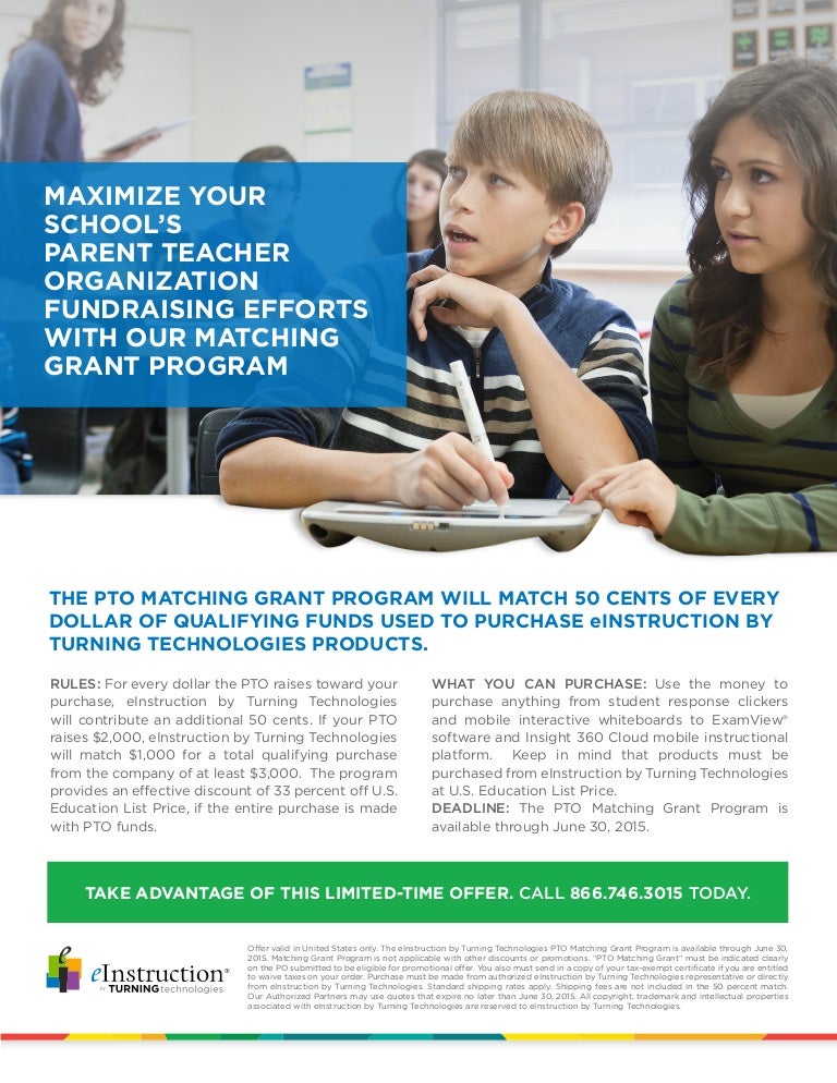 Pto match grant program