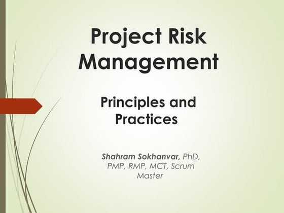 Software Project Management,Project risk evaluation.pptx