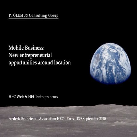 PTOLEMUS HEC Mobile Business Sept 2010