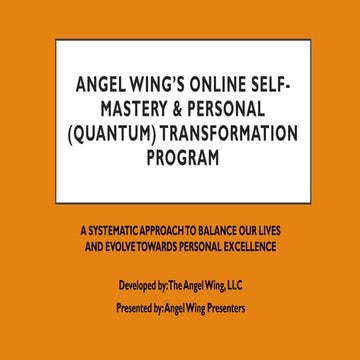 PTP - WEEK # 1 SLIDES - 1-9-24 - presented by - Sachin J. Karnik