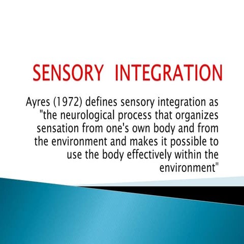 sensory integration