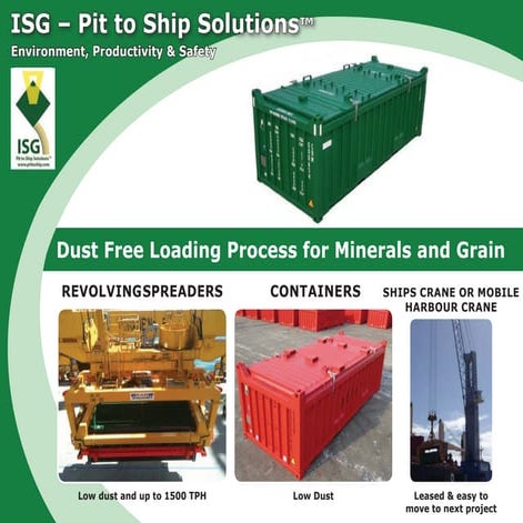 ISG Pit to Ship Bulk Container Brochure 2015