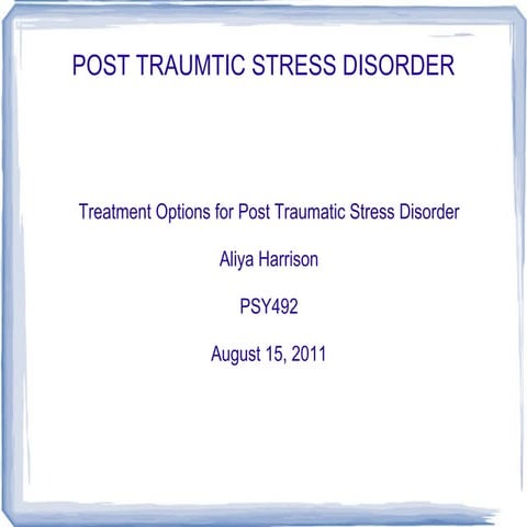 Ptsd power point | ODP