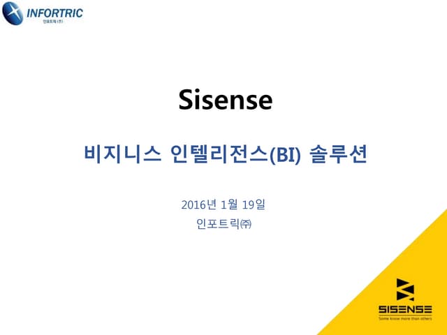 Sisense  Business Intelligence v6.0.0 r2 kor 