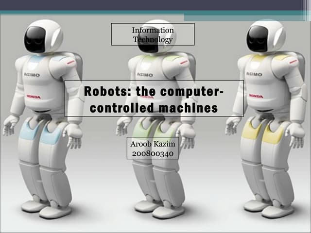Robots presentation | PPT