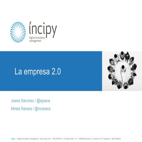 Ptv 20110413-empresa2.0-incipy-joana sanchez-mireiaranera