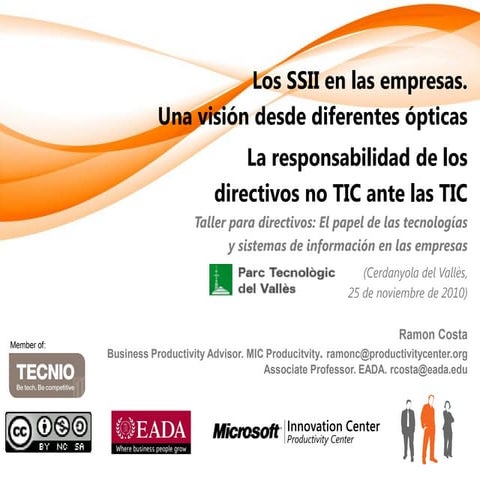 Los SSII en las Organizaciones | PDF