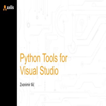 Python Tools for Visual Studio