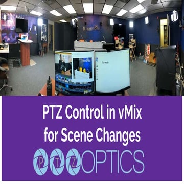 Ptz control in vMix  for scene changes