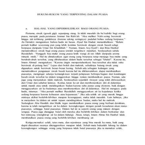 Puasa pengertian (1) Makalah Fiqh Ibadah