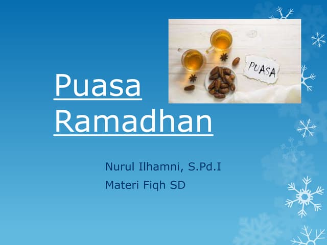 Puasa Ramadhan | PPT