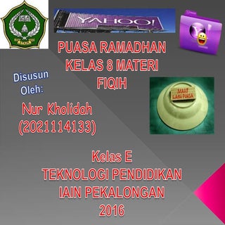 Puasa ramadhan prtm 4 smstr 1
