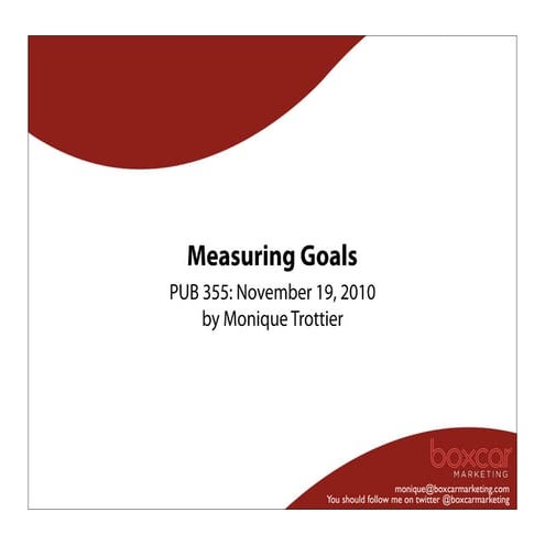 Pub355 Measuring Goals